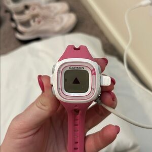 Pink Garmin Forerunner 10 GPS watch
